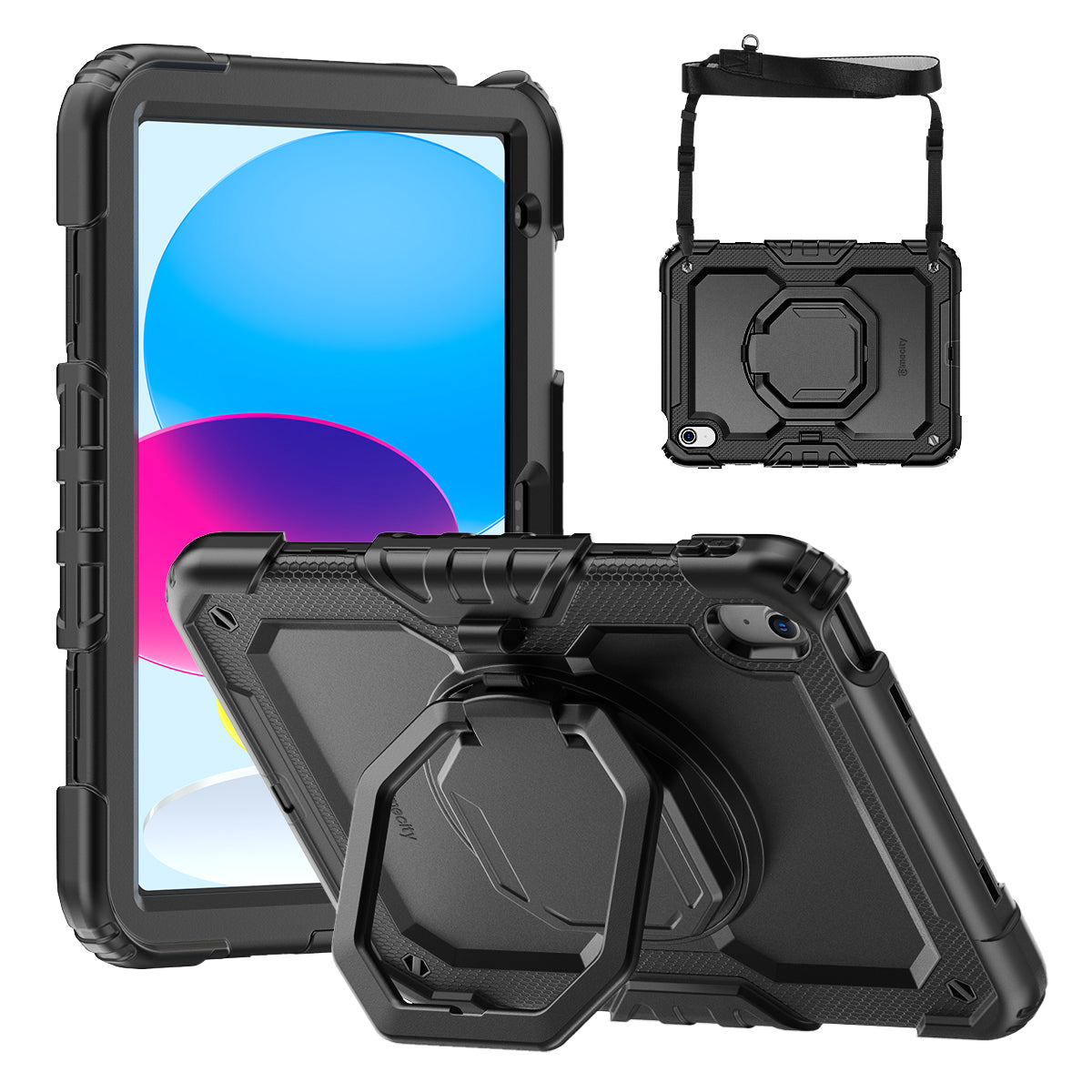 GLF-D1 Drop-Proof Case with Hand Grip for iPad 11th/ 10th Gen
